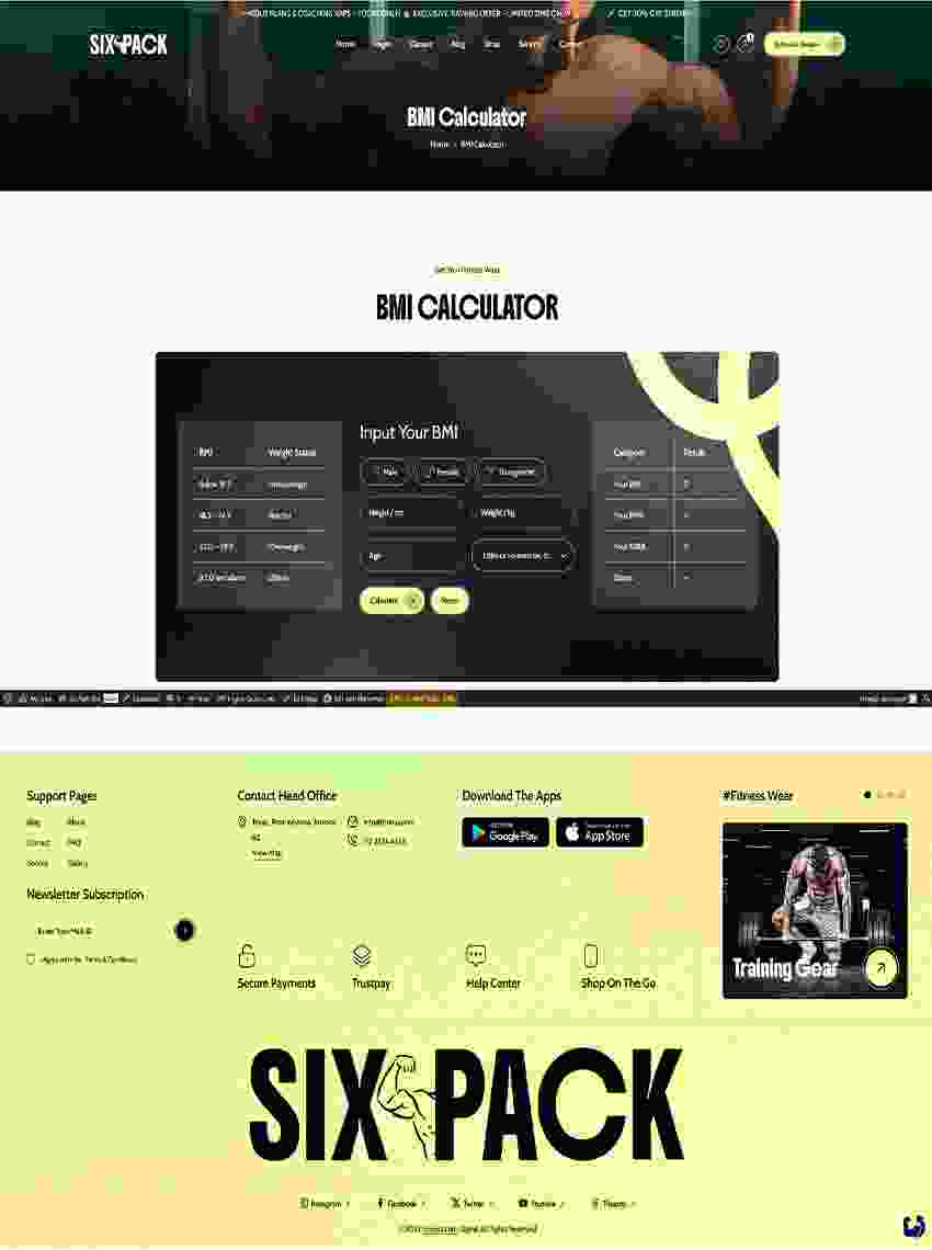 BMI-Calculator-Page